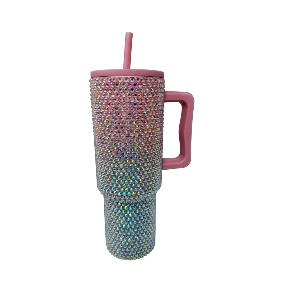 Simple Modern Rhinestone Ombre Tumbler 40oz Brand New